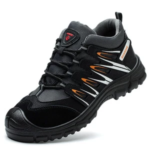 807 Men's Labor Protection Shoes with Steel Toe Caps Anti Smashing and Anti Piercing Men's Shoes Anti Splashing Safe Work Shoes