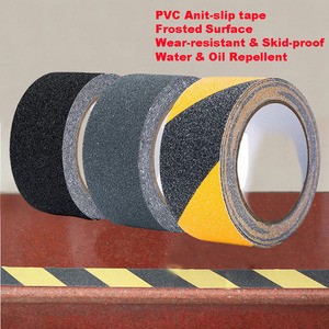 PVC Anti Slip Safety Warning Tape Wholesale Floor Stair Factory Industrial Use Floor Tape