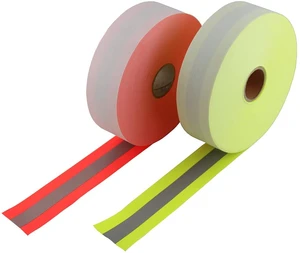 100% Cotton Reflective Fabric for Fire Resistance Cinta Reflectante for Trajes De Bombero and Clothing