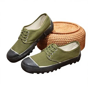 Farm Labor Protection Shoes Round Head Toe Breathable Rubber Sole Wear-Resistant Unisex Outdoor Construction Site Work Shoes