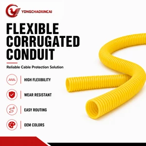 Automotive Corrugated Tube PA PP Cable Protection Conduit For Wire Harness Management