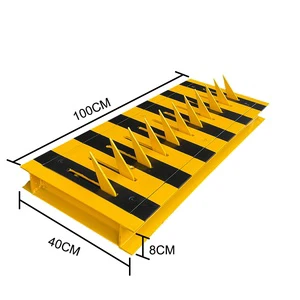 Wholesale Traffic Control Security Steel Tire Spikes Road Barrier One Way Manual Tire Killer