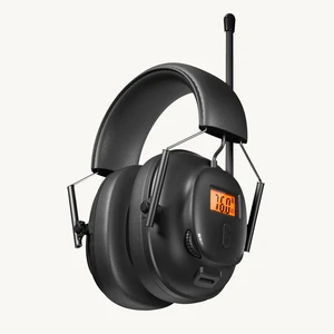 BT Headphone ABS Sound-Proof Noise Cancelling Waterproof Foldable Rechargeable Earmuffs Hearing Protector Safety Ear Muff