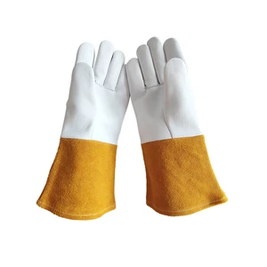 OEM Safety Labor Work Protection Electric Welding Full Grain Leather Gloves