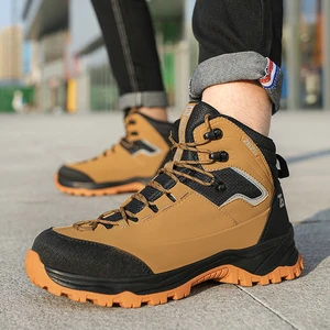 923-Factory Fast Delivery Outdoor Safety Boot Green,rubber Outsole Anti slip Steel Toe Shoes Labor Protection Boot for Men