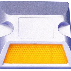 IP68 Waterproof Reflective Road Stud Aluminum and ABS Material Traffic Warning Product