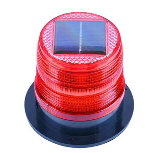CHYAWE Factory Price YW-61088S Solar Led Traffic Cone Light Magnetic Mount IP55 Protection Non-Reflective ABS/PC Highways Use