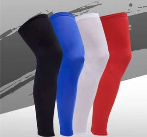 Fitness Compression Full Leg Sleeves Calf Guard Men Women Soccer Basketball Running Cycling Leg Protect Custom Leg Knee Sleeve