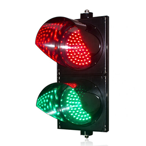 GUANGAN Red Green LED Traffic Light Of 300mm For Road System Guangdong Origin Traffic Signal Light