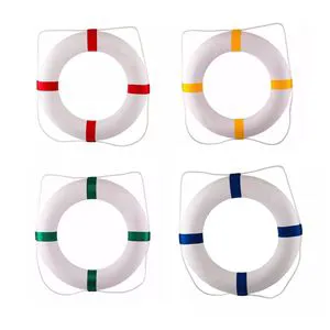 Mediterranean Decorative Lifebuoy Professional Solid Foam Ring Thickened for Adults and Children