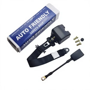 Universal 3 Point Retractable Seat Belt Safety Belts Buckle Adjustable Locking Straps for Car Truck Auto Accessories 100% High