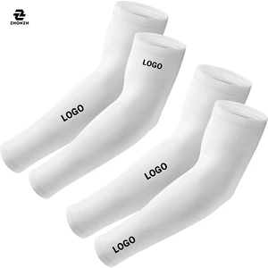 Custom Logo Breathable Non Slip Compression Cover Baseball Youth Arm Sleeves UV Sun Protection For Outdoor Sports