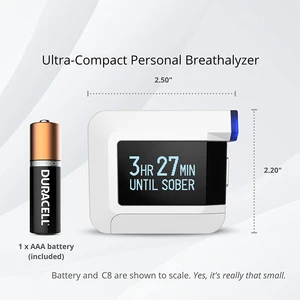 Alcohol Meter Digital Alcohol Breath Tester Gas Analyzers Car Professional Breathalyzer Detector for Home/Personal Use