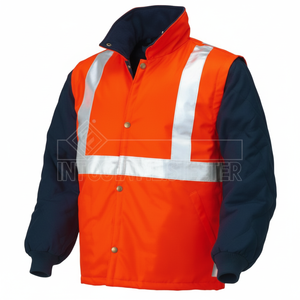 Reflective Safety Clothing Padded V-Neck Vest
