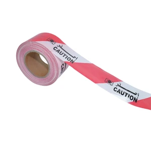 Custom Printing Logo PE Acrylic Waterproof Low Noise Fiber-optic-cable-warning-tape Multistyle Danger Caution Carton Warning