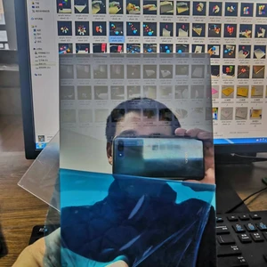 High Quality Double Side See Through Half Transparency Infinity Mirror Acrylic Pmma Sheet