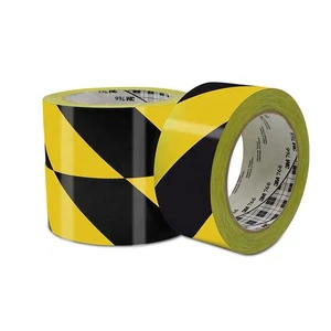 Waterproof Safety Stripe Vinyl Tape 766 Yellow&black PVC Floor Warning Marking for Safety and Hazard Marking