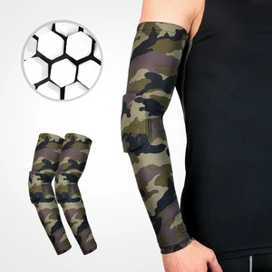 Wholesale Camouflage Elbow Guard Joint Anti-collision Breathable Sleeves Outdoor Basketball Football Volleyball Mountaineering