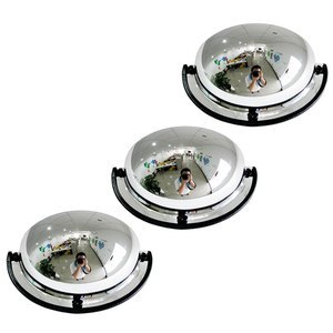 China Manufacturer Wholesale Hot Selling 180 Degree View Unbreakable 30cm Dome/Half Moon Convex Mirror Indoor and Outdoor