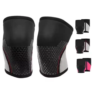 7mm Neoprene Weightlifting Knee Pads Non-Slip Soft Compression Sleeves for Heavy Duty Powerlifting and Strength Training