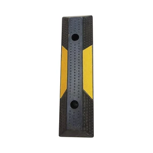 Customizable 540mm Rubber Wheel Stopper 6pcs/Bag High Visibility Road Safety Traffic Safety Product