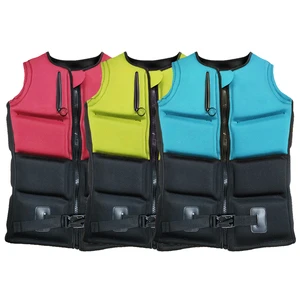 Hot Sale Neoprene Buoyancy Vest PVC Foam Life Jacket Adult Marine Safety Life Jacket With Pocket Swimming Marine Kayak Life Vest