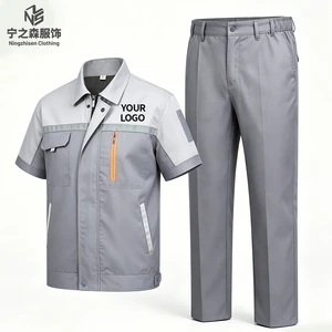 High Visibility Reflective Breathable Work Coverall Custom Logo Unisex Uniform for Maintenance Construction
