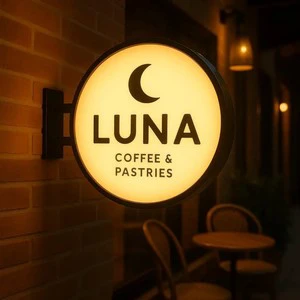 Custom Shape Double Sided Rotating Light Box Waterproof Aluminum Frame Outdoor Advertising Display Round LED For Square Messages
