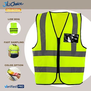 J&L 2025 OEM Safety Clothes and Reflect Vest Equipment Waterproof Protective Vest Jacket Reflective Rain Coat Safety Clothing