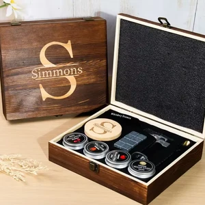 USA Stock Wooden Cocktail Smoker Kit Torch Infuser 4 Wood Chips Whiskey Bar Tool Whiskey Lover Gift