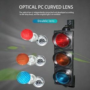 Hot Sell UK Market Low Price With High Quality 4 Inch Red / Yellow/ Green High Flux Traffic Light