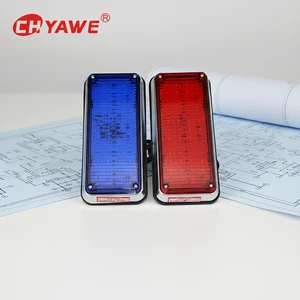 Perimeter Traffic Safety Products YW-5036S New Blue Red LED Strobe Warning Lights for Ambulance and Fire Engines