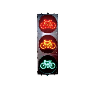 LED Traffic Lights for Non Motorized Vehicles, Red, Green, Yellow, 300mm, Customizable