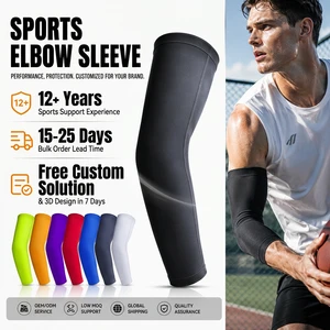 10-30-Discount in Stock Golf Arm Sleeves Sublimation Riding Basketball Quick Dry Sun Protection Arm Sleeve Running Cycling Arm