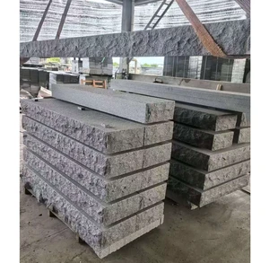 Factory Wholesale Cheap Polished Modern Grey Granite Curbstone Driveway Outdoor Paving Stone