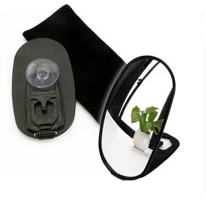 Small Square Convex Mirror Safety Indoor Mirror Acrylic Lens Mini Full View Mirror with Blister Packaging