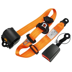 Sinor High End 3 Point Emergency Locking Polyester Seat Belt for Ultimate Vehicle Safety with Micro Switch Option