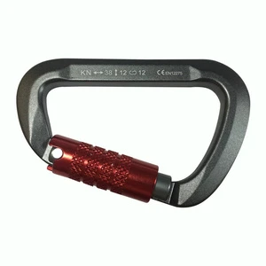 High Strength Aluminum Triact Lock Carabiner for Climbing and Fall Protection