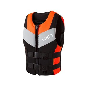 Custom Logo Offshore Work Ocean Pacific Surfing Windsurfing Swimming Wake Board Rafting Foam Life Saving Vest Jackets For Adults