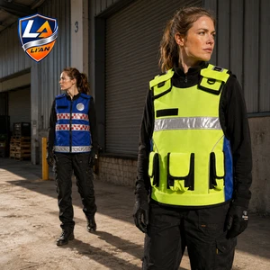 Customized High-brightness Reflective Safety Vest With Logo, Reflective Clothing Source Supplier, Safety Vest