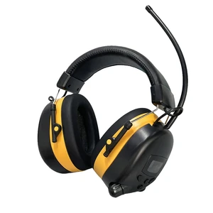 Bluetooth Rechargeable 28dB NRR Ear Muffs Wireless Hearing Protector Safety Noise Reduction 28dB NRR Hearing Protection