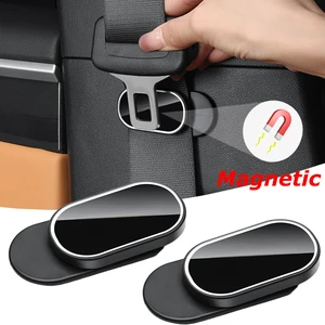 Customizable Car Seat Belt Adjuster Interior Kits Shoulder Neck Strap Positioner Extender Plug Limiter Stabilizer Retainer Logo