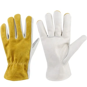 New Latest Design Wholesale Price Leather Welding Gloves Men Good Quality Waterproof WG-1000 OEM Service