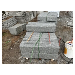 Kerbstone Curbstone Natural Stone Road Paver Modern Outdoor Floor Granite Slab Polished Flamed Sandblasted Tile Natural Finish