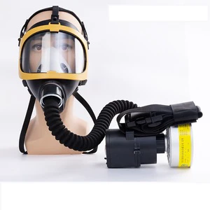 Full Face Gas Mask with Electric Pump and Hose