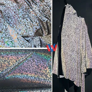 Reflective polyester fabric reflective fabric material reflective fabric for bag