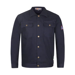 Top Quality Cotton Fire Resistant Suit Safety Work Wear Custom Metallurgical Industry Uniforms