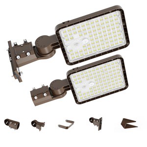USA In Stock High Quality Parking Lot Light Fixture 300W LED Area Light CCT Selected Adjustable LED Street Light