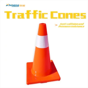 450mm Orange Red Safety Cone with Reflective Collar Extra Caution Tape for Parking Lot, Construction Work, Road Safety