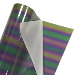 High Visibility Iridescent Reflective Fabric Rainbow Phantom Glowing Material for Creative Clothing Design and Bags